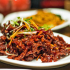 Crispy Beef Peking Sauce