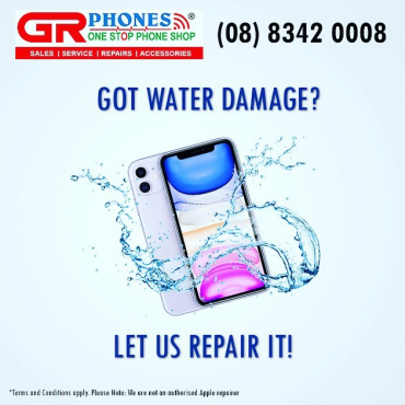 Got Water Damaged phone? No worries!! visit GR Phones Norwood to get it fixed or call 08 8342 0008